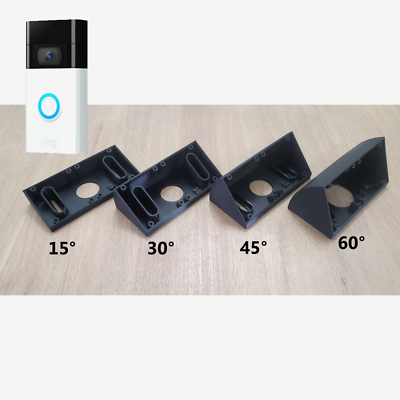 Ring Video Doorbell Wedge Angle Mount Bracket Holder 15 30 45