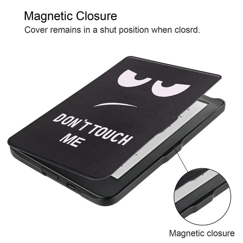 Cubierta de cuero PU para dormir automático de 6 pulgadas Ereader magnético suave Hoesje N365 Funda Foto 4 de 4