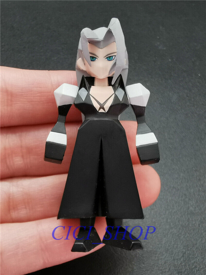 Final Fantasy VII FF 7 Remake Sephiroth Polygon Mini Figure Final Fantasy VII FF 7 Remake Sephiroth Polygon Mini Figure