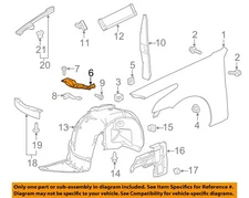 GM OEM 14-19 CTS Fender Fender Components-Front Brace 22788412