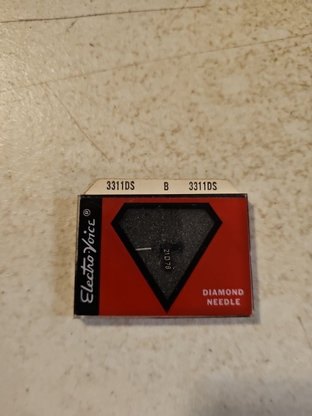 Vintage Electro Voice 3311DS Diamond Phonograph Needle New Old Stock
