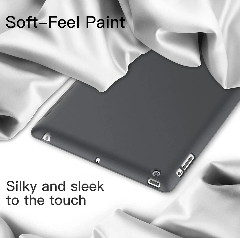 JETech Case for iPad 2/3/4, Protective Hard Back Shell Dark Grey - Image 3 of 4