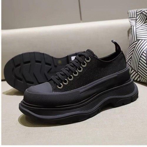 Unisex Canvas Casual Board Shoes with Thick Soles and Elevated Inner Height UK - Picture 27 of 30