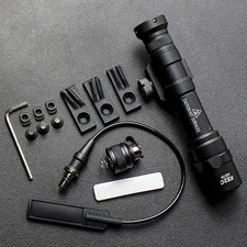 M600B Weaponlight LED Flashlight W/ Switch + Wire Management For MLOK Rail Mount