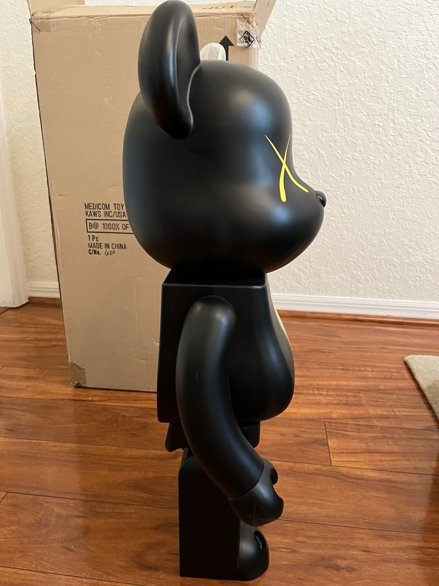 Bearbrick KAWS 1000% Dissected Black Be@rbrick $Medicom Toy