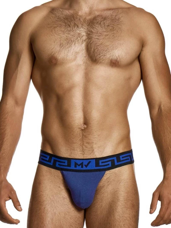 MODUS VIVENDI Luxurious Linen & Cotton Men's Thongs wuth Greek Key Design - Image 4 of 4