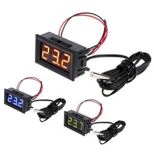 Digital LED -50 ~ 110 °c Thermometer DC 5-12V Car Temperature Panel Meter Gauge