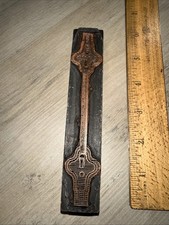 Printing Block “ Industrial Fastener Hook?? “ Copper Face￼