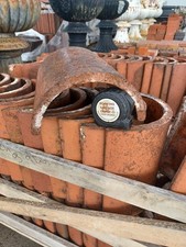 Reclaimed Red Clay Half Round Roofing Ridge Coping Rosemary Acme Per 10