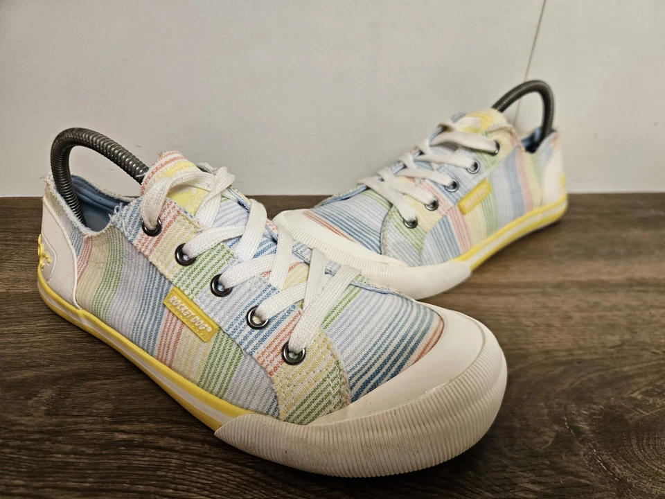 RocketDog Trainers Jazzin Womens Flat Soft Cushioned Canvas Pumps  UK 7 EU 40  - Image 3 of 4