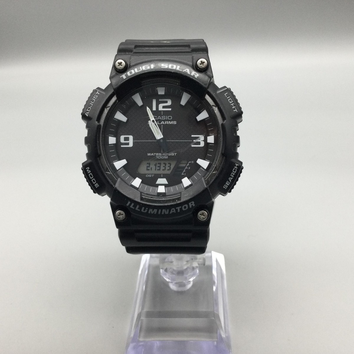 Casio 5208 AQ-S810W Mens Watch 46mm Tough Solar Black Resin