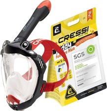 CRESSI Kiddy Kids maschera da nuoto per bambini antiappannamento con valvola