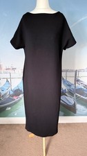 COS soft neoprene long dress, size M UK 12 14