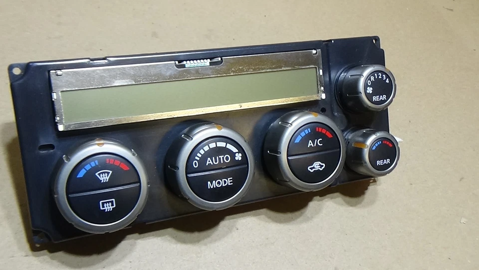 2005-2007 Nissan Pathfinder AC Heater Climate Control Switch - Image 2 of 4