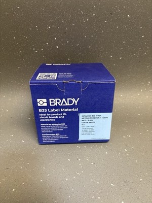 Brady B33-19-424 B33 Label Material White 2  x 3  500 Labels/Roll New