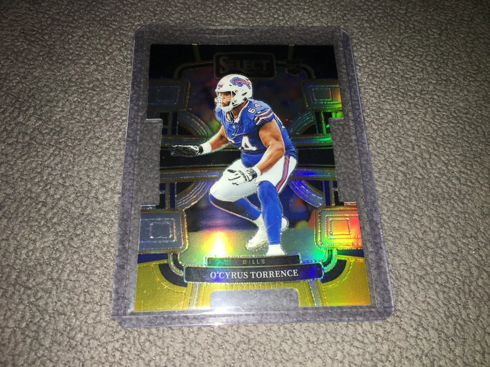 2023 Panini Select - O'Cyrus Torrence - Rookie #12 Black & Gold Prizm - Buffalo - Image 3 of 4