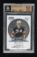 2006 Bowman Sterling Relics Michael Huff #BS-MHU BGS 9.5 GEM MINT 1lw2