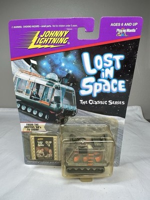 1998 Johnny Lightning LOST IN SPACE The Chariot w/ Film Clip Playing Mantis MOC
