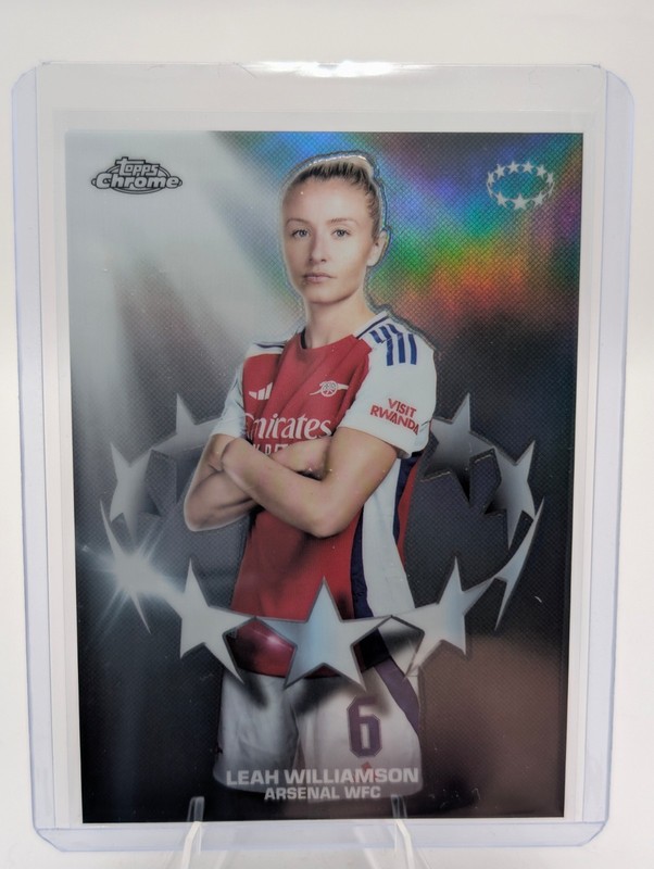2024-25 Topps Chrome Uefa Women's Champions League - Noble One Leah...