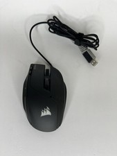 corsair gaming mouse wired usb Black Tested Great Working Condition