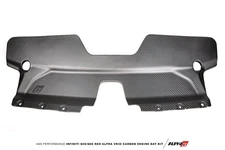 AMS Performance Alpha Matte Carbon Front Duct for Infiniti 17+Q60/16+Q50 3.0TT