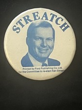 Nova Scotia Progressive Conservative Party Minister Ken Streatch Button