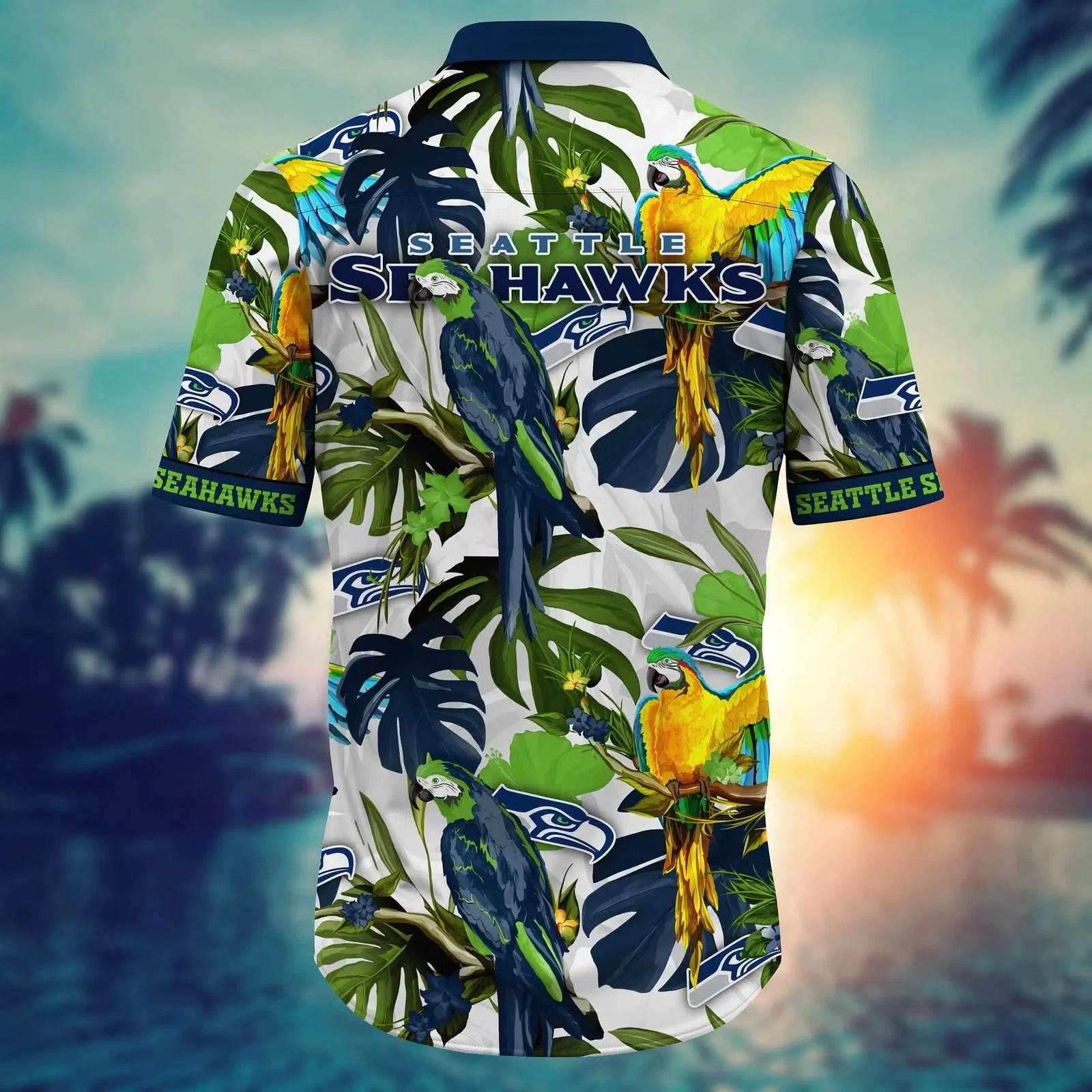 Seattle Seahawks Hawaiian Shirt Pool Partiestime Aha Shirt2