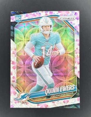 2025 Panini Prizm Quinn Ewers Rookie Cherry Blossom /15 #307 (RC) - Jersey #'rd