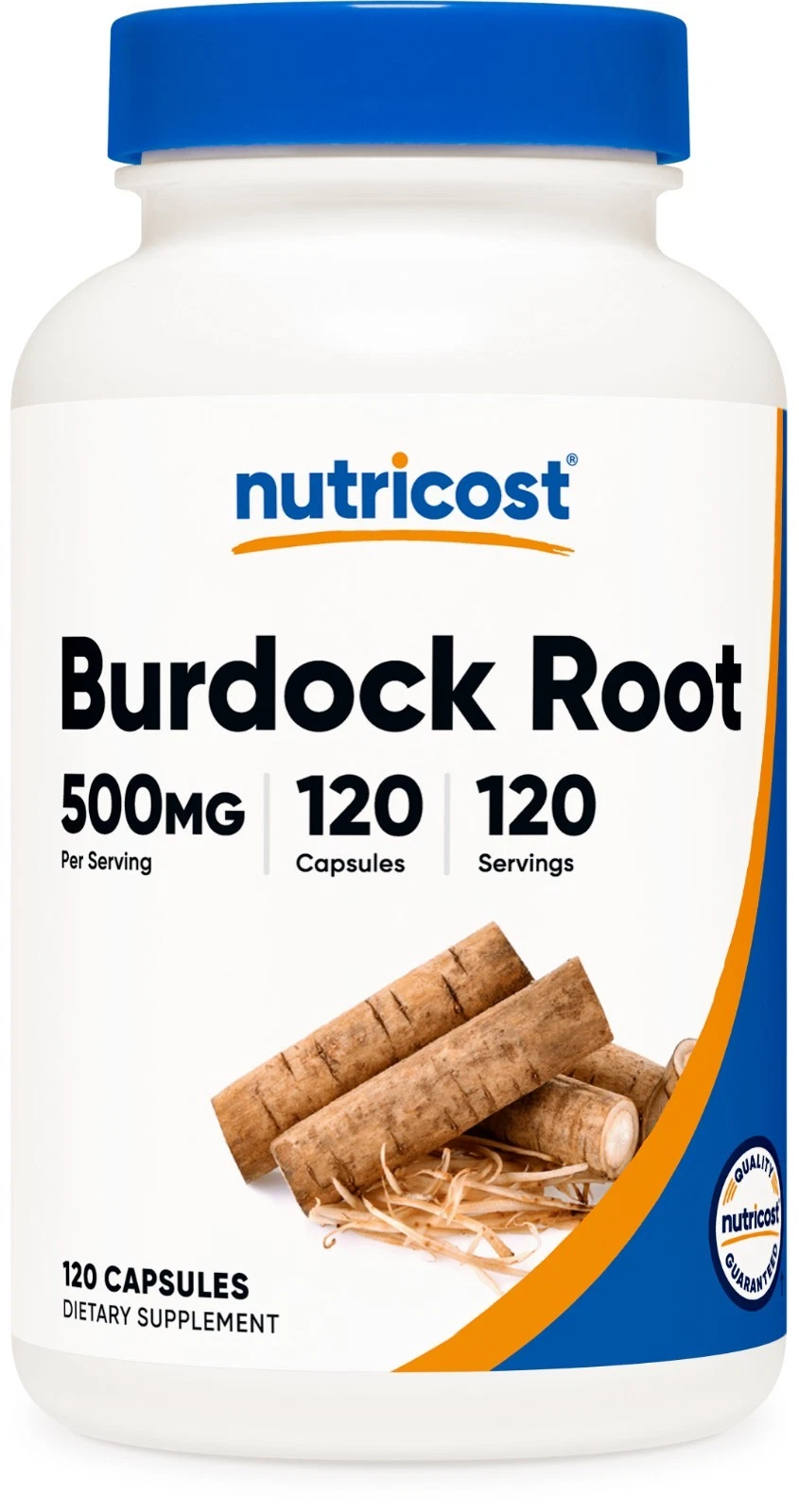 Burdock Root Capsules Bottle