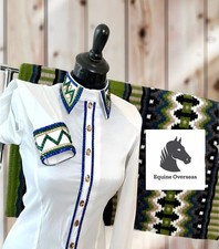 Western Showmanship Horsemanship Pleasure Show Shirt  Show pad - Customizable