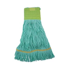 Boardwalk 1200MCT EcoMop Recycled Fiber Looped-End Mop Head - M, GN (12/CT) New