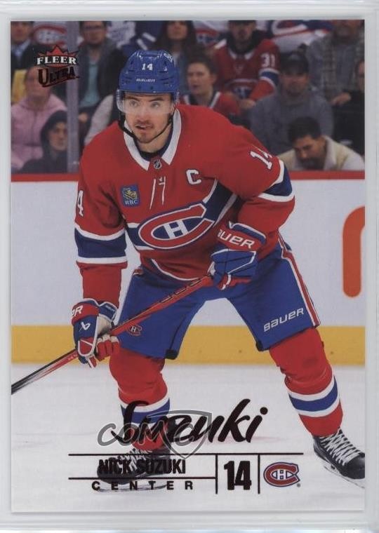2024-25 Upper Deck Fleer Ultra Red Foil 71/94 Nick Suzuki #88 0nr3