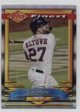 2021 Topps Finest Flashbacks Refractor Jose Altuve #141 04br