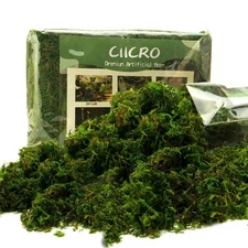 Moss for Plants Indoor, 16OZ Fresh Green Artificial Moss for DIY Crafts, Tabl...