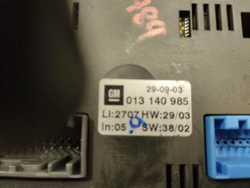 013140985 Mando Climatizador para OPEL ZAFIRA A Elegance 2003 160383 - Imagen 4 de 9