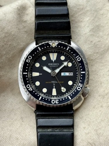 Seiko 6306-7001 Vintage Turtle Diver Kanji Day - Original Strap “JDM 6309” 1978