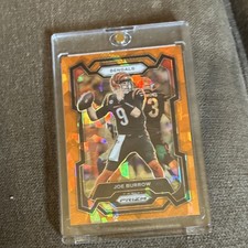 Panini Prizm 2023 Joe Burrow Orange Ice Prizm #57 Bengals NFL Football Card