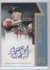 2011 Topps Tier One On the Rise Auto 897/999 Jordan Schafer #OR-JS Auto 1g8