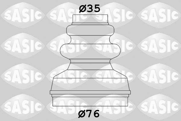 Sasic Faltenbalgsatz, Antriebswelle 2873813 FüR CitroËN Peugeot-image