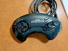 ORIGINAL - OEM Sega Genesis Controller - Model 1650 - Black - NEEDS A CLEANING 
