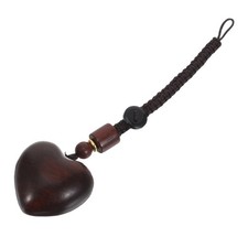  Rustic Wood Heart Shaped Ornaments - Small Wooden Hanging Heart for Wedding