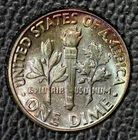 1956 Roosevelt dime, Choice BU, Pretty Toning