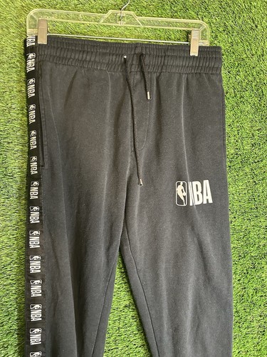 NBA Boys Sweatpants Pants blac Jogger Basketball, Size Medium (14-16), Pre-Owned - Picture 2 of 6