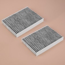 2x Fit For BMW 5 6 Series Alpina B5 E60 E61 E63 E64 Pollen Cabin Air Filter A3