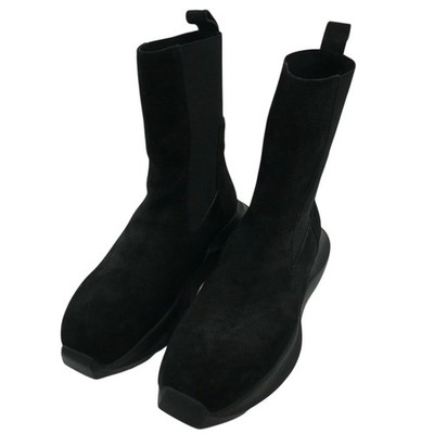 Rick Owens GETH BEATLE Beetle Boots Black Size: 41 equivalent to