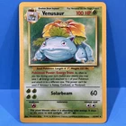 1999 Base Set Pokémon TCG Venusaur Holo