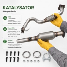 Katlysator Kat Abgasrohr FÜR VW GOLF 4 BORA SKODA OCTAVIA SEAT LEON TOLEDO 1.4L