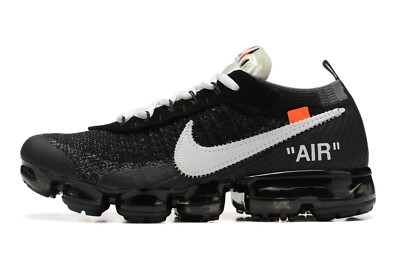NEW Nike Air Vapormax Flyknit 2 OFF-WHITE Joint Black Men's Shoes