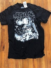 VINTAGE STYLE STAR WARS A NEW HOPE T-Shirt Short Sleeve Black NWT Medium