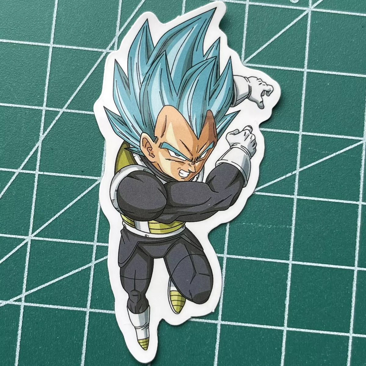 Dragon Ball Sticker Super Sayajin Blue Vegeta Hero Anime Decal